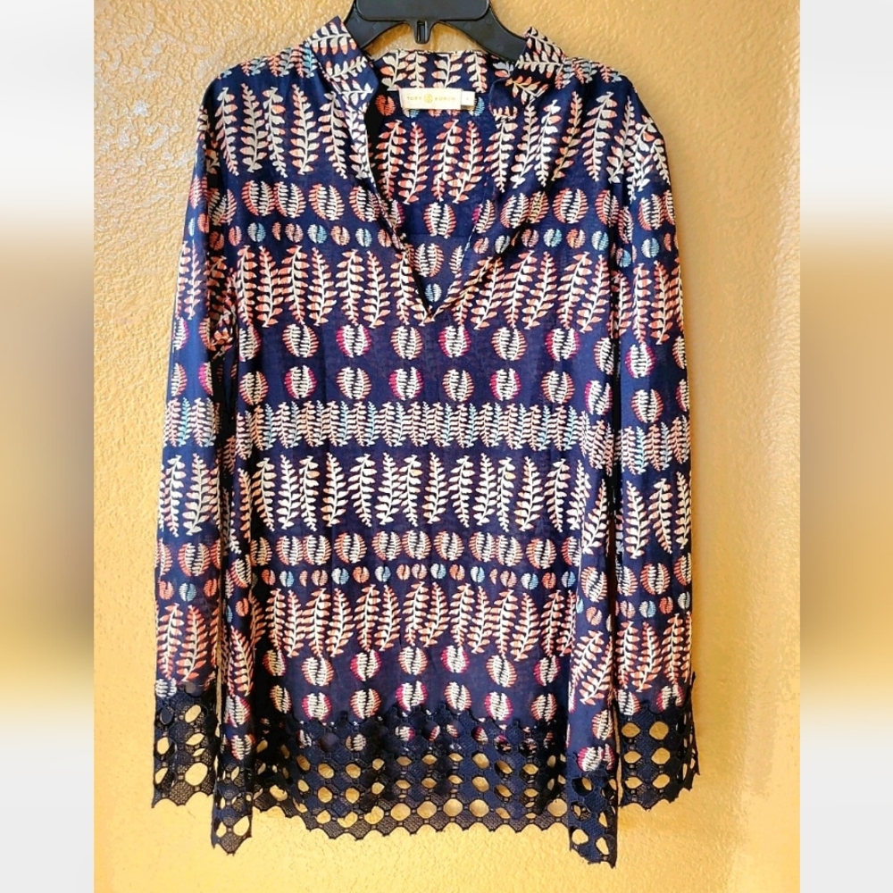 Tory Burch Fern Tunic Size 6